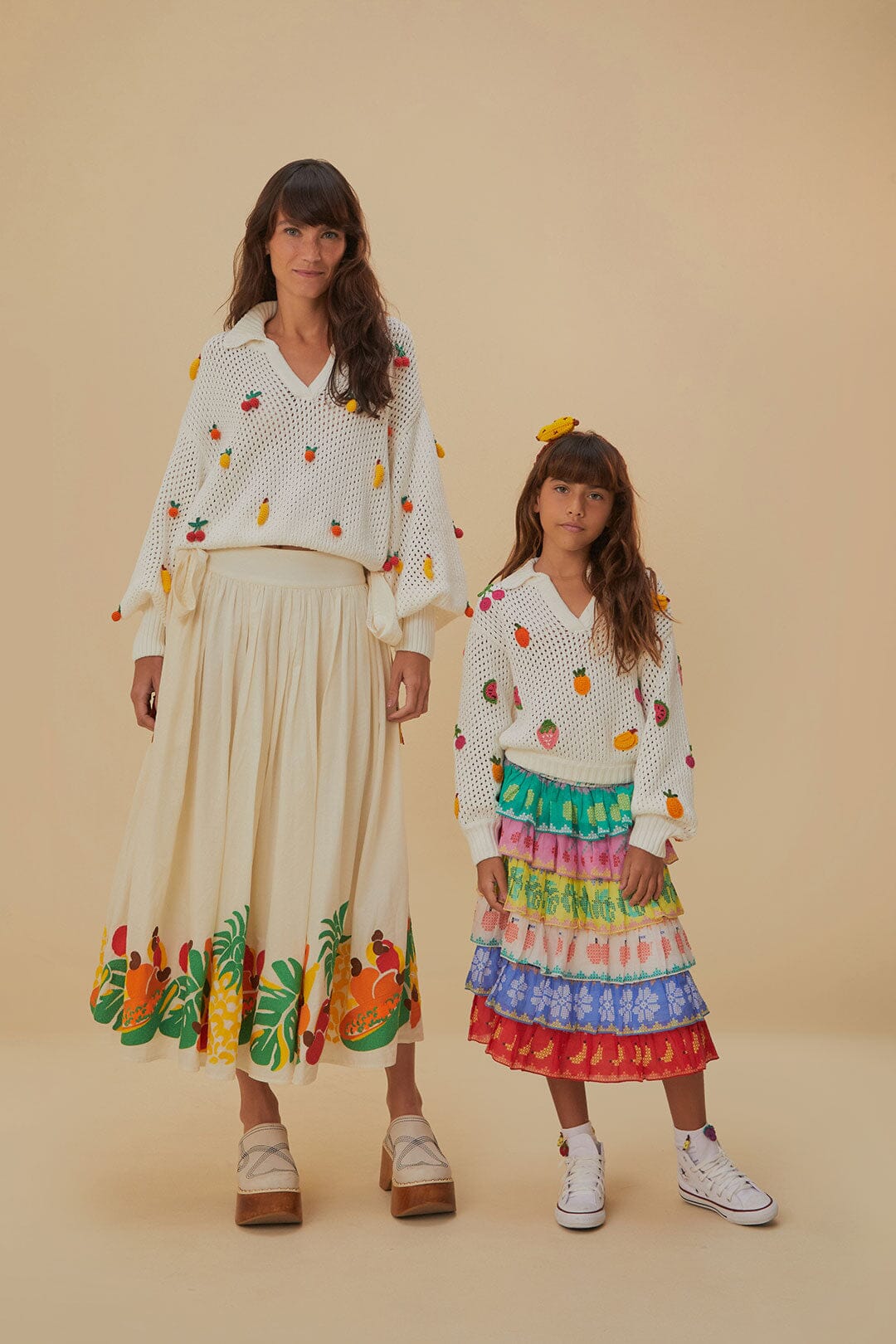 Kids Fruit Crochet Sweater - Handmade & Cozy