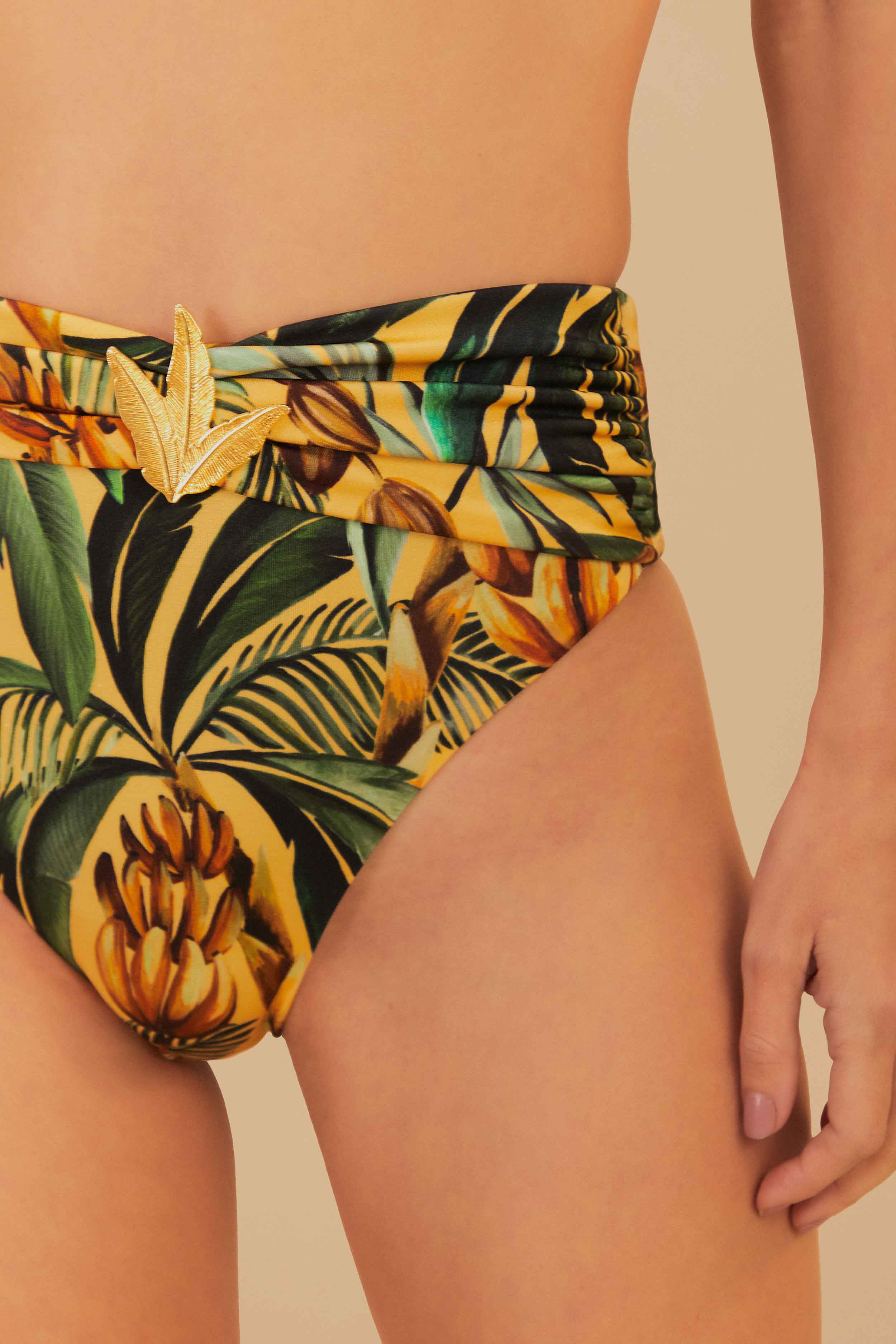Bananart High-Waisted Swim Bottoms