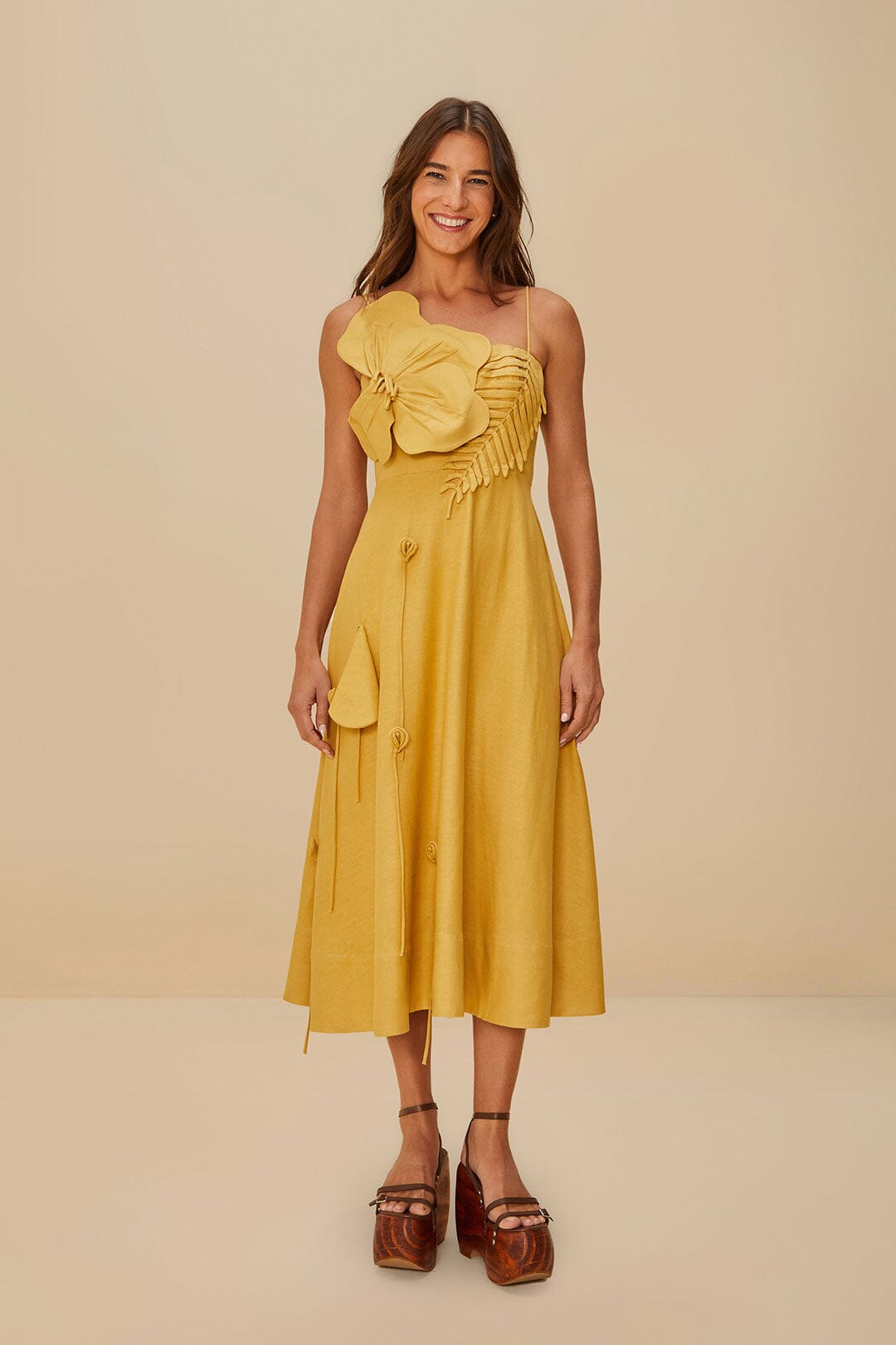 LENZING ECOVERO Midi Dress – Sustainable Euroflax Style