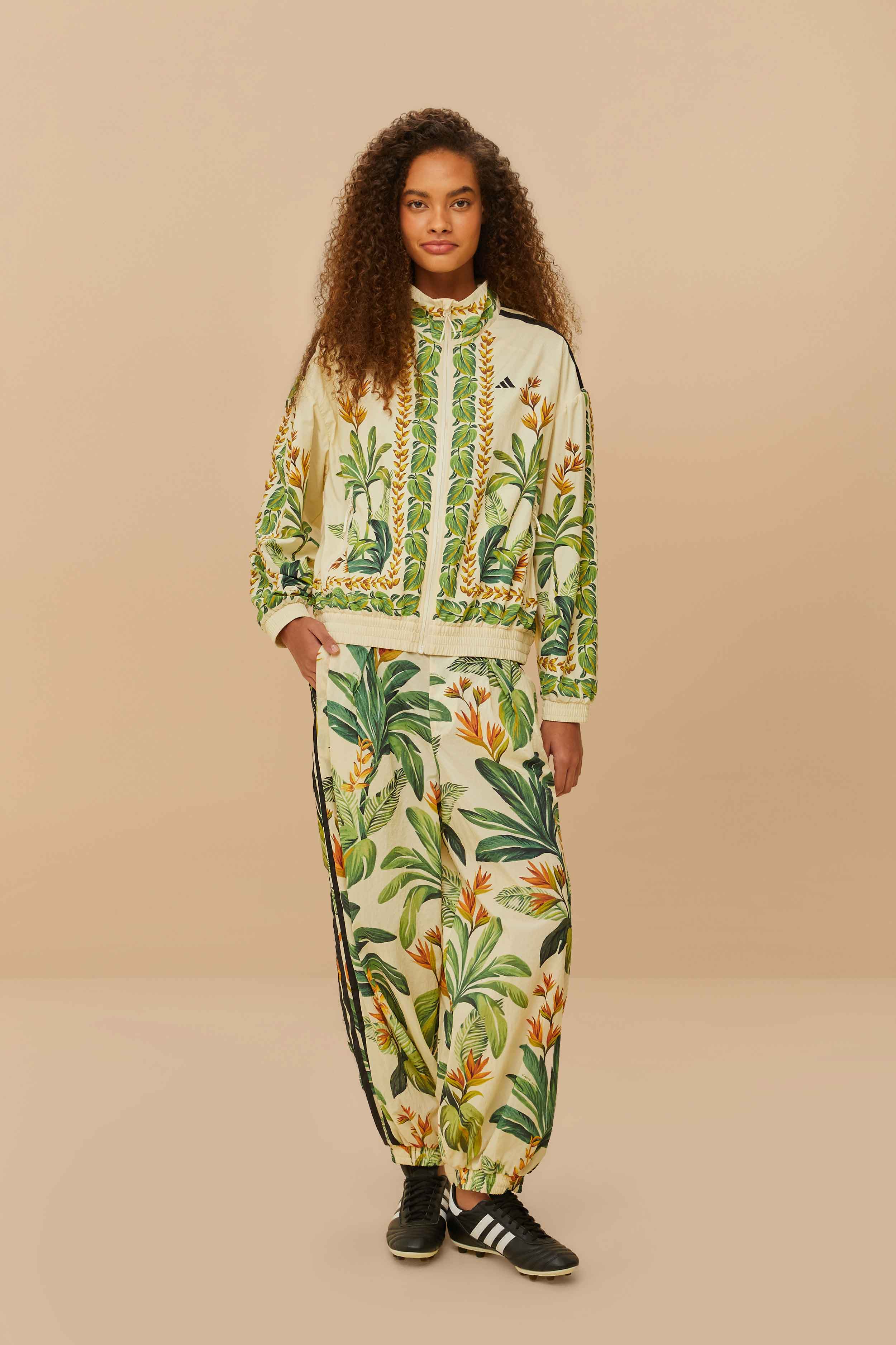 Adidas Cream White Tropical Breeze Pants