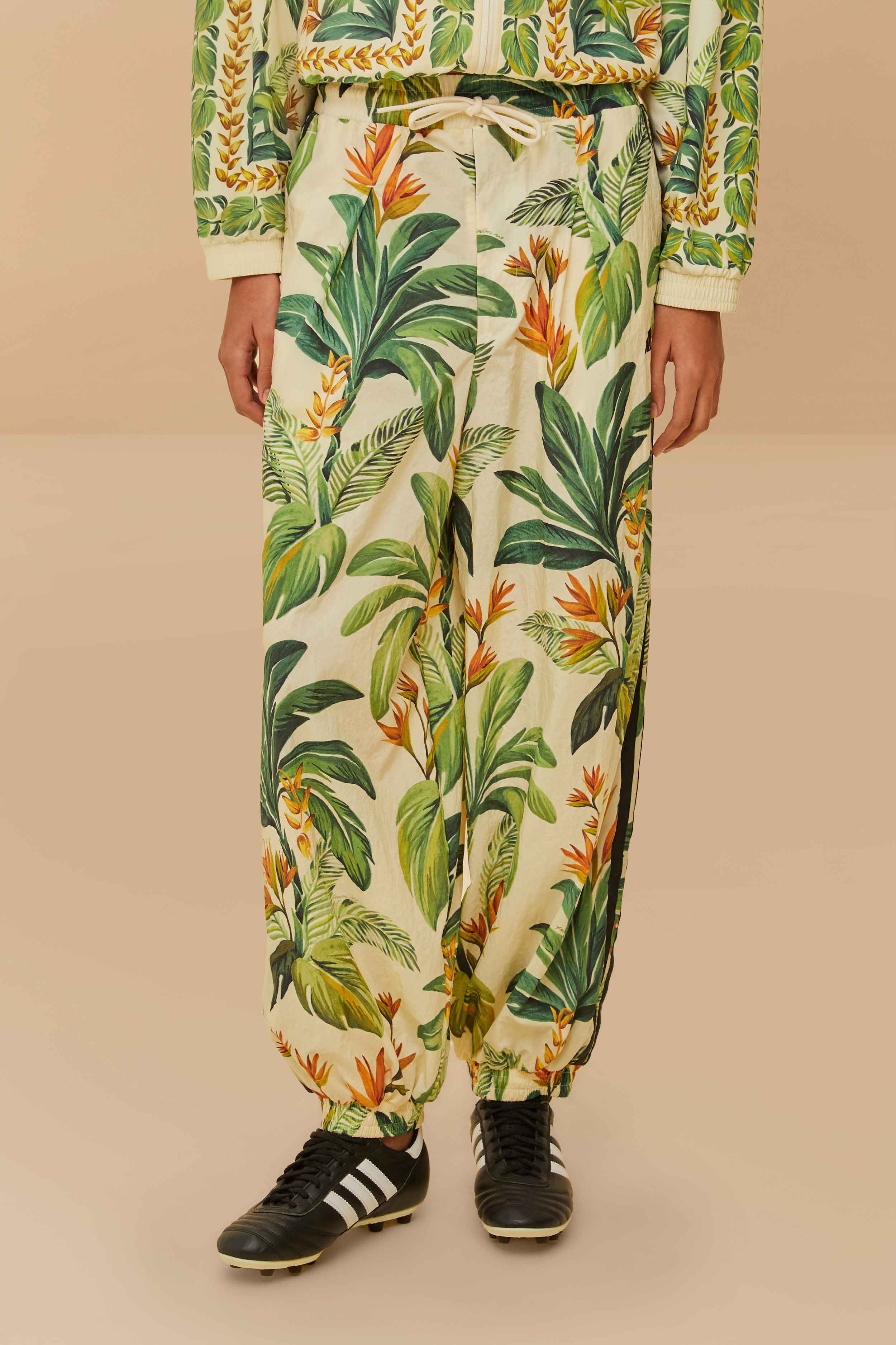 Adidas Cream White Tropical Breeze Pants