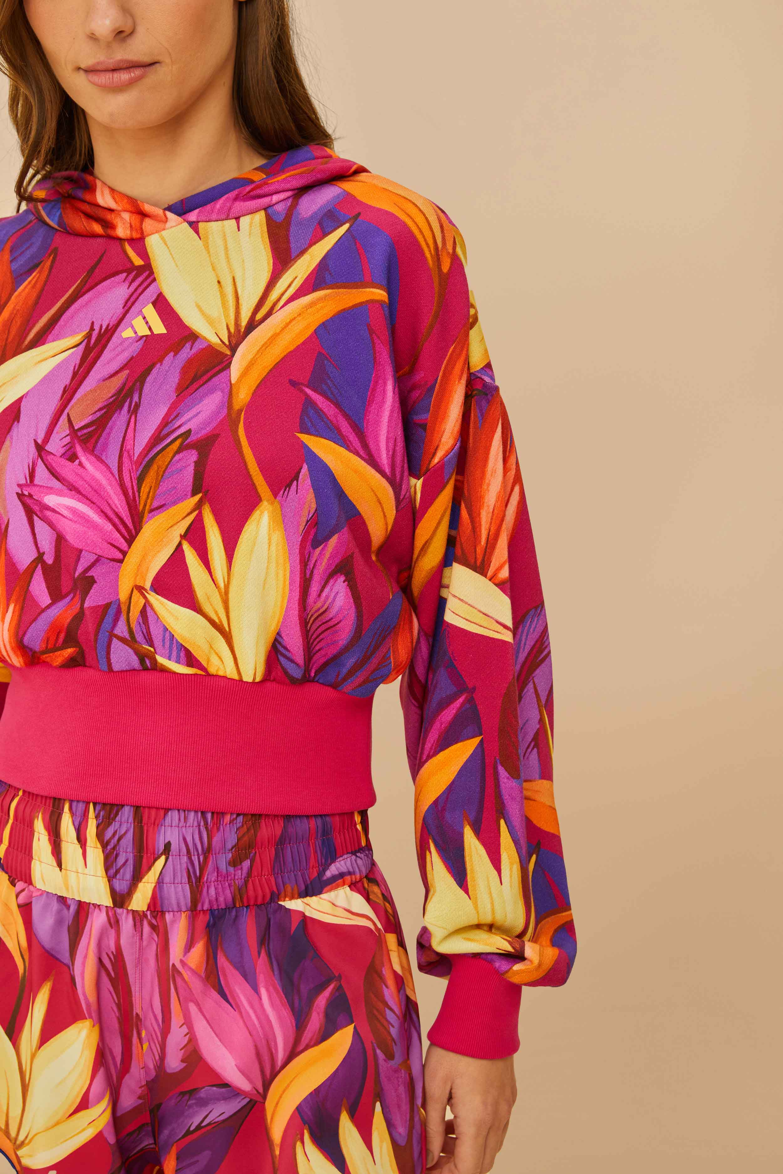 Adidas Bold Pink Paradise Jacket for Women