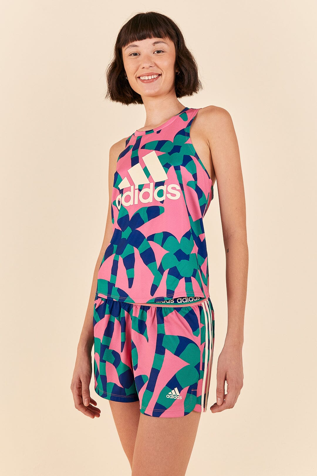 Adidas Magenta Running Shorts for Men