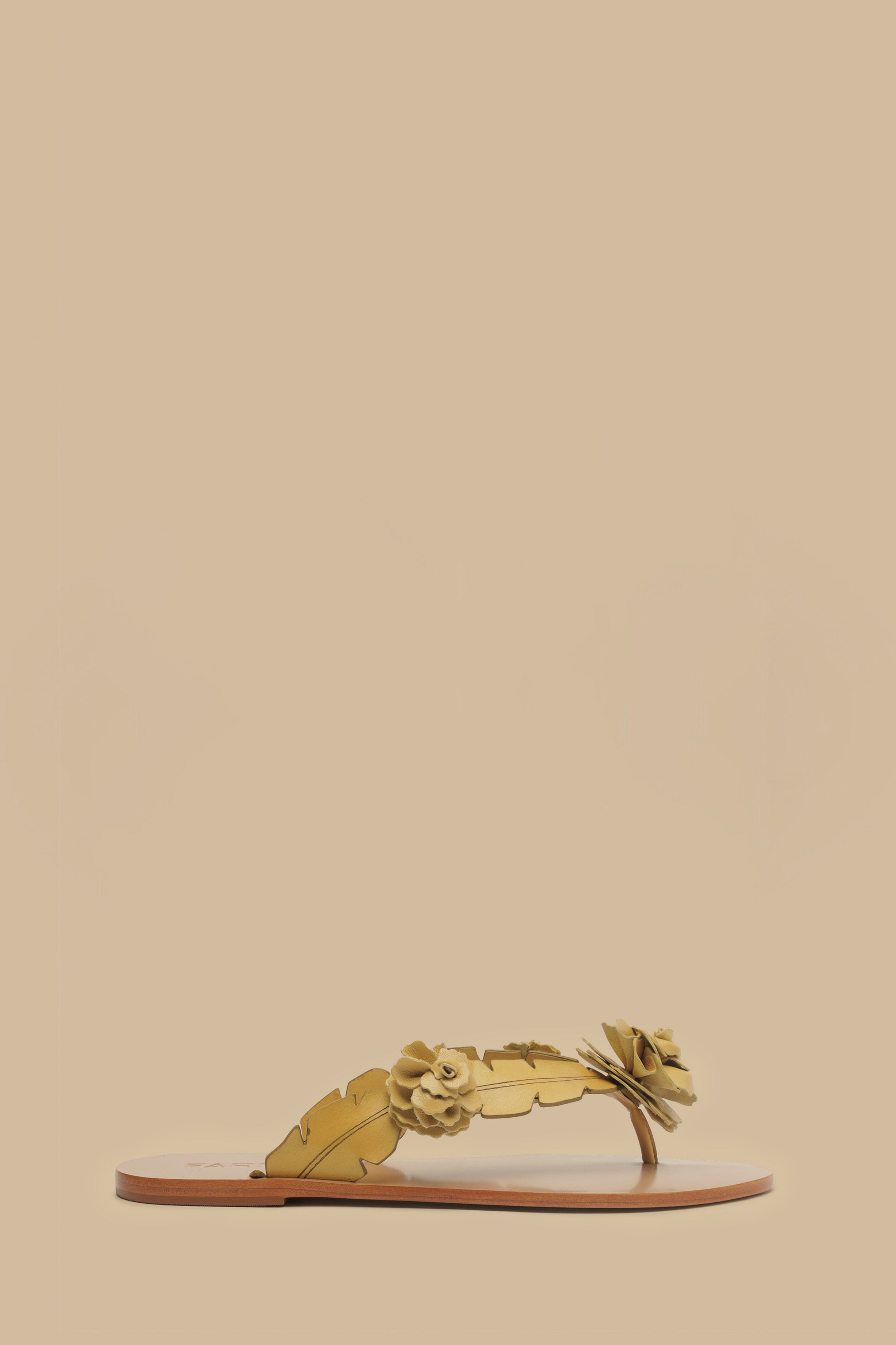Blooming Buttermilk Flat Sandals for Women