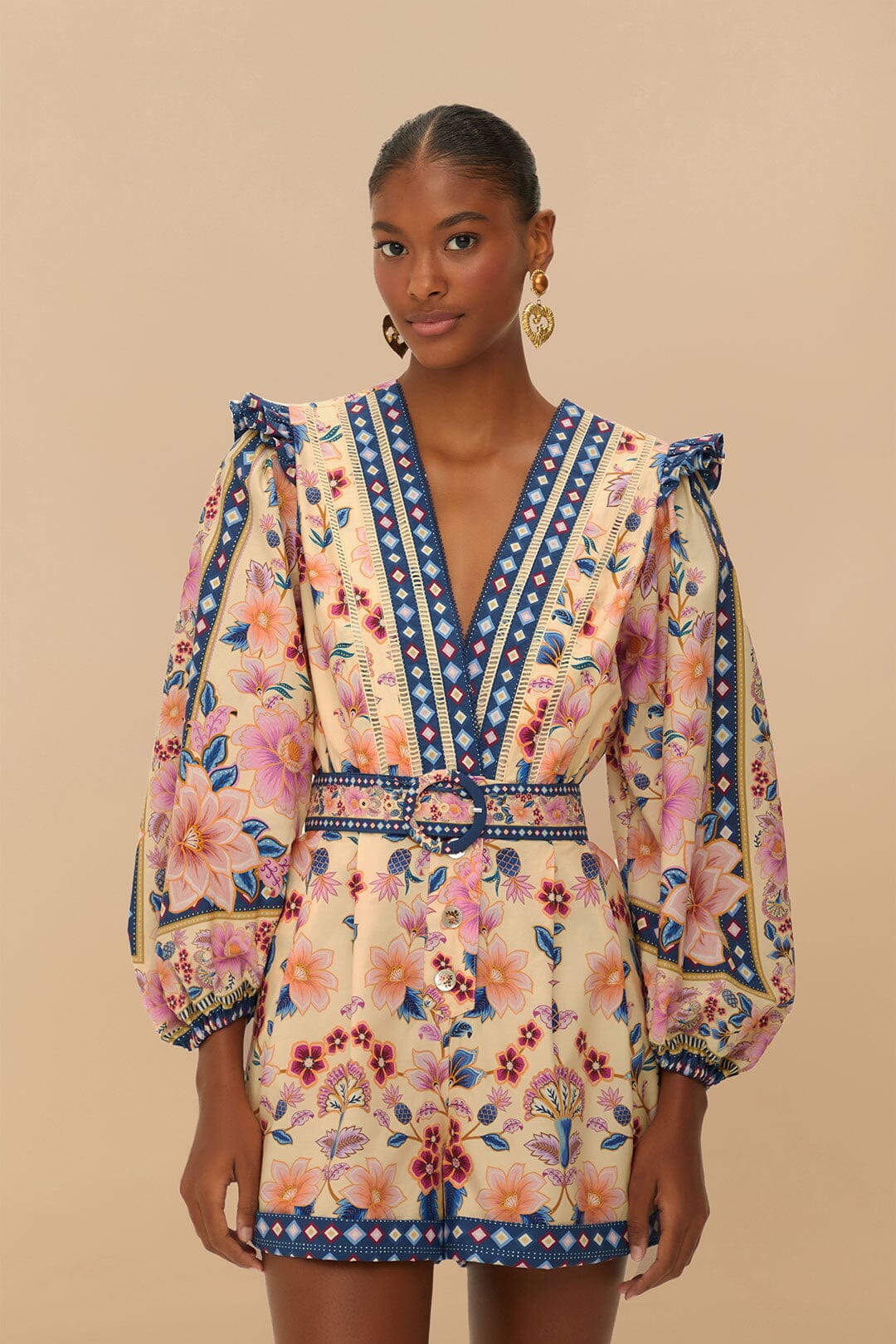 Organic Cotton Romper by Superbloom - Cream