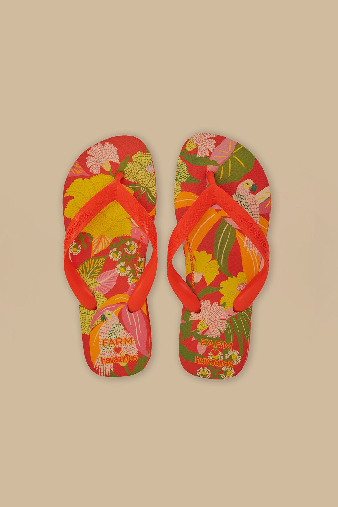 Floral Neon Havaianas Flip-Flops