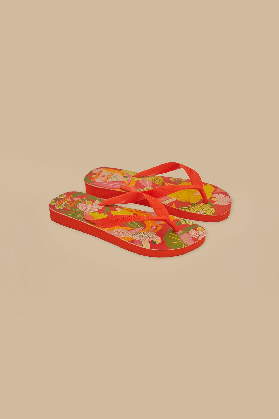 Floral Neon Havaianas Flip-Flops