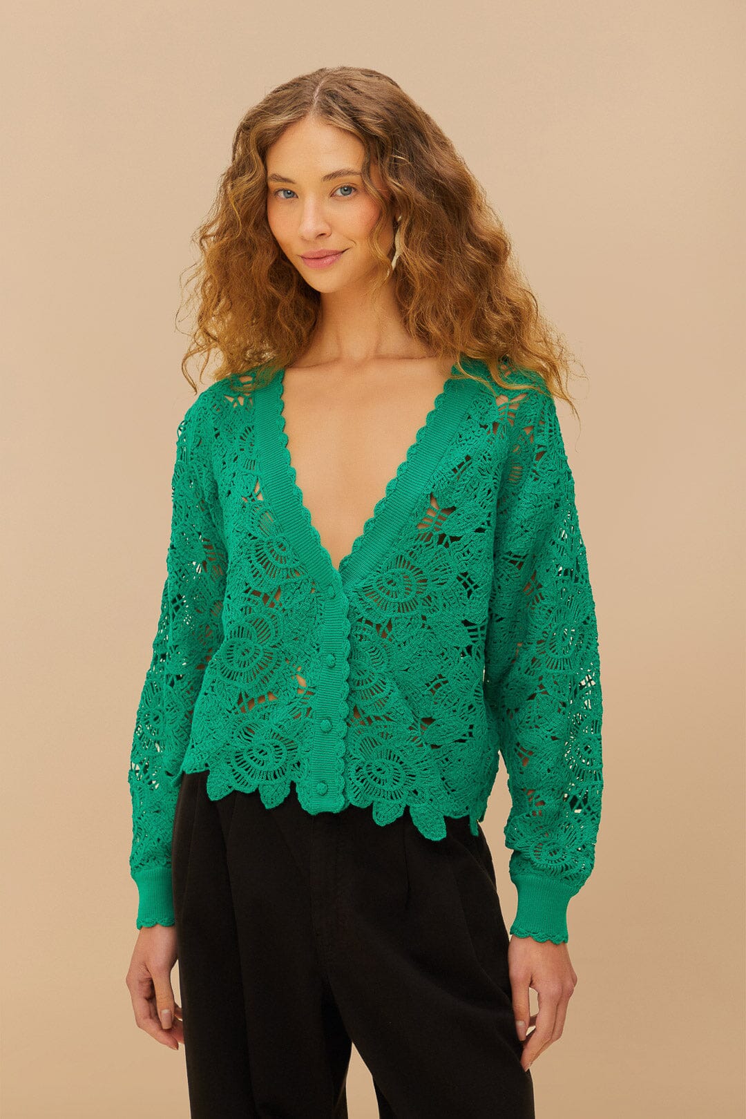 Floral Crochet Cardigan – Lightweight & Stylish