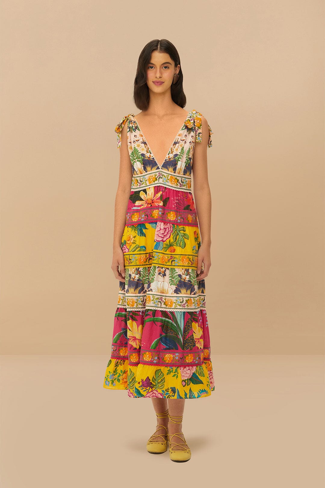 Floral Print Midi Dress for Women