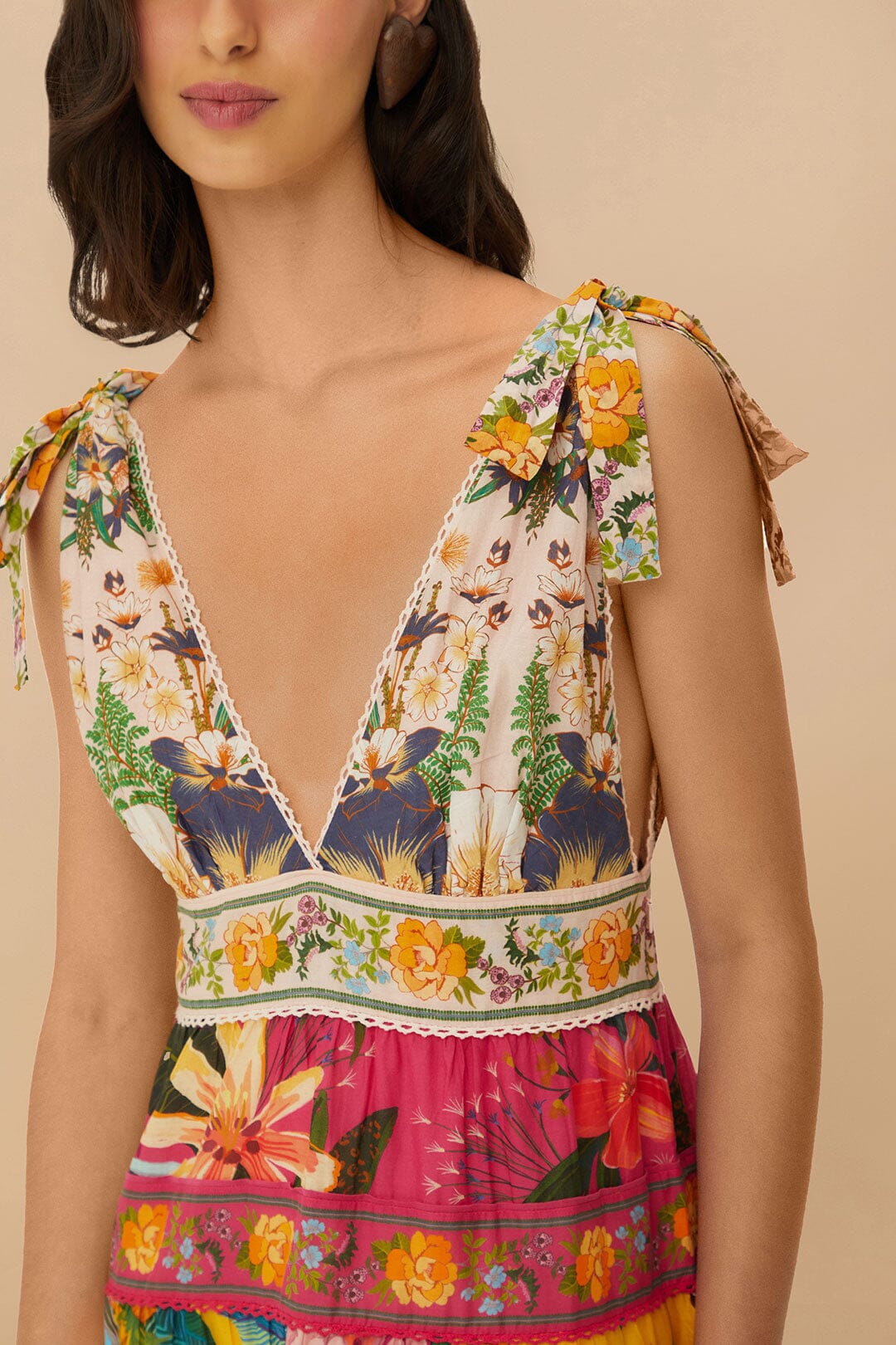 Floral Print Midi Dress for Women