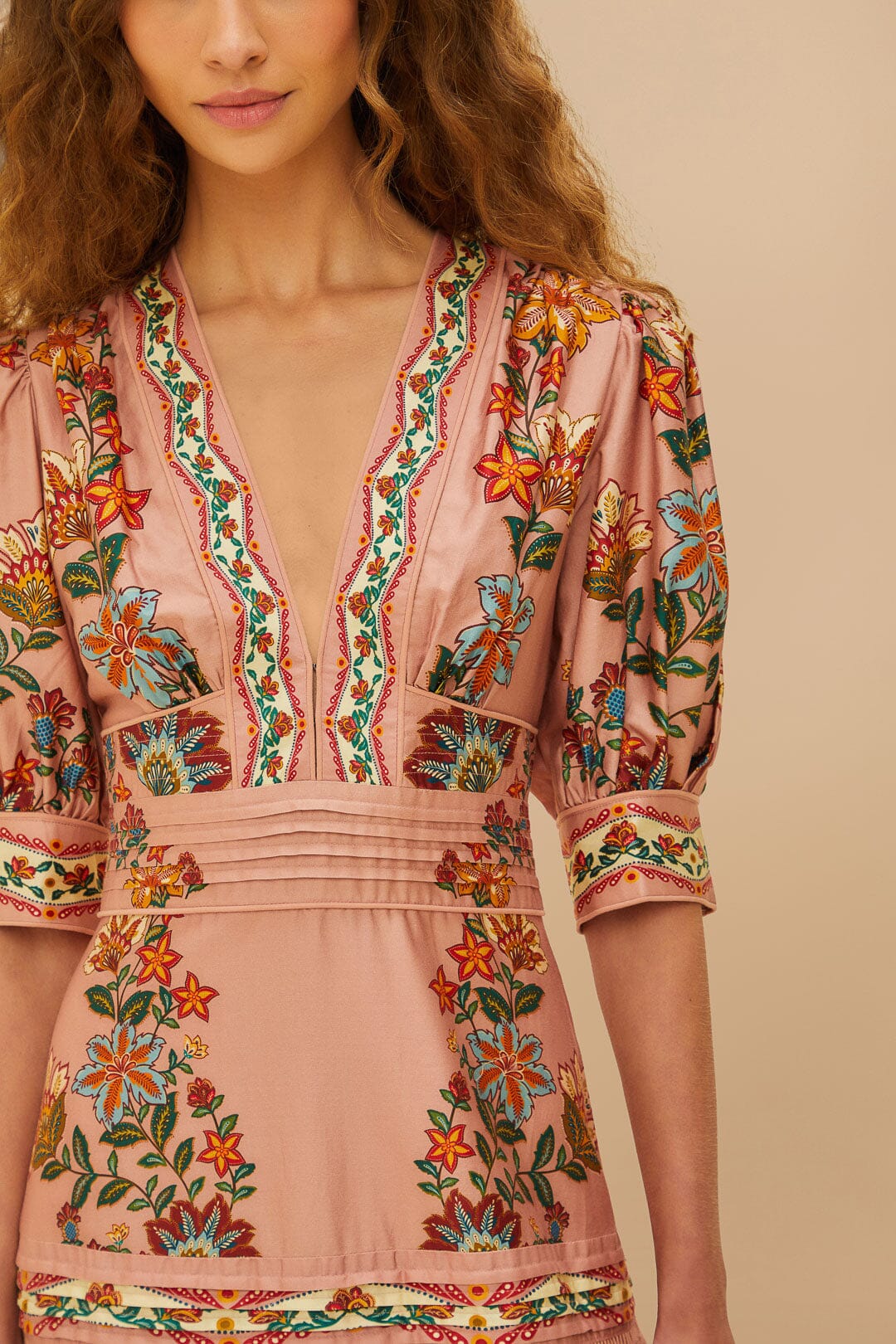 Floral Pink Maxi Dress for Summer