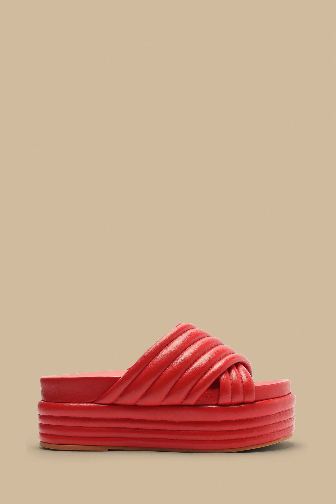 Red Platform Sandals for Women