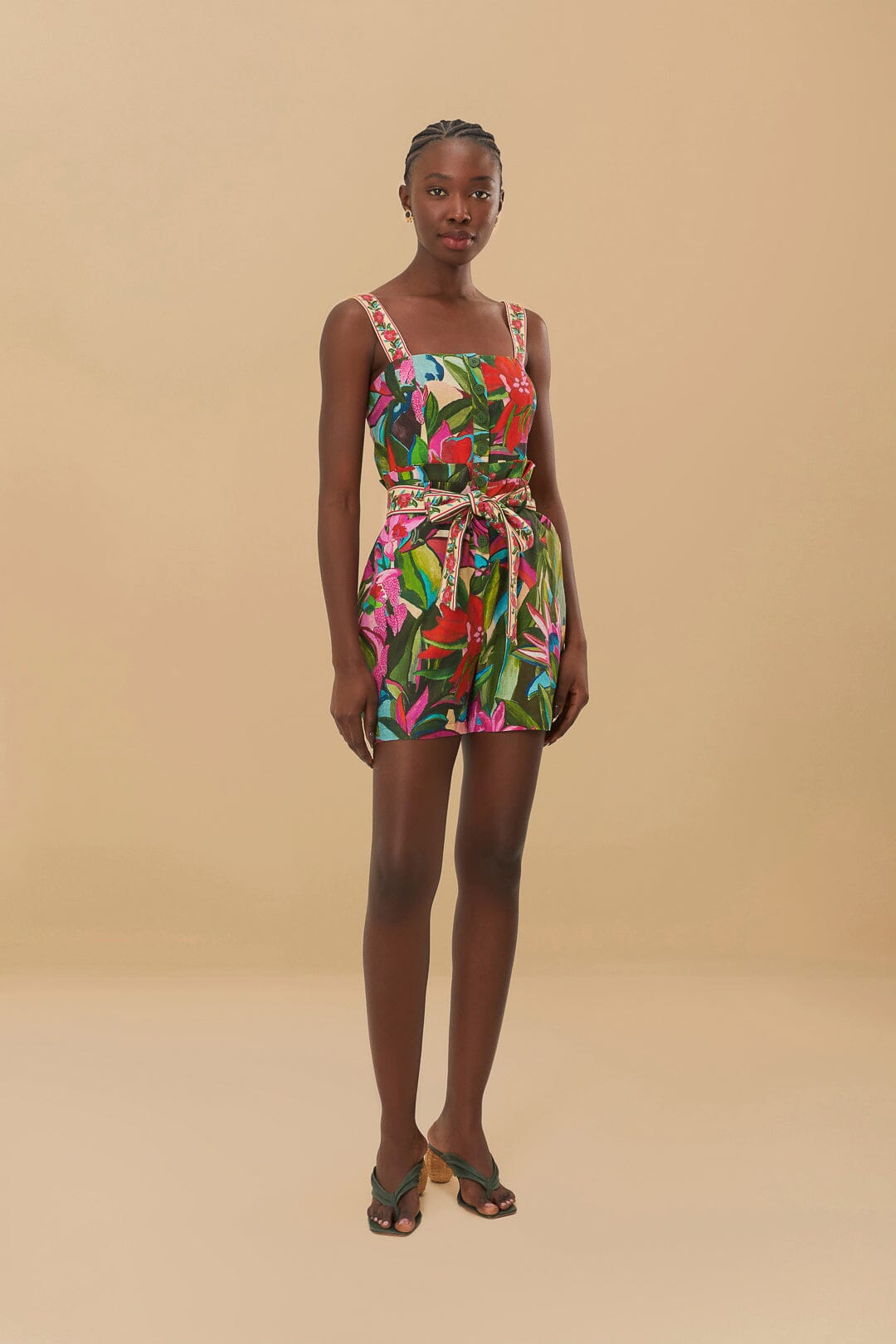 Stylish Multicolor Jardin De Reve Romper