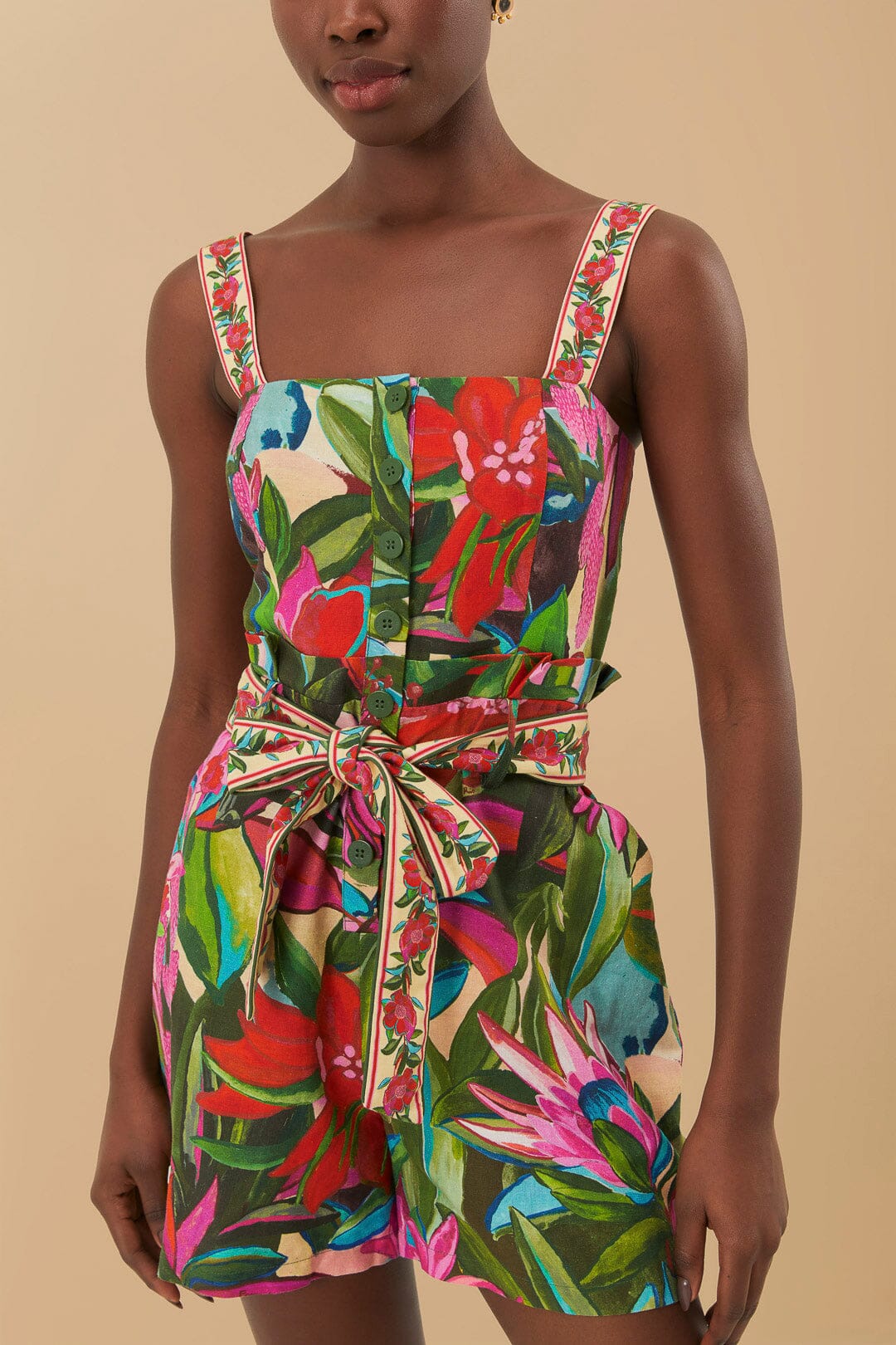 Stylish Multicolor Jardin De Reve Romper